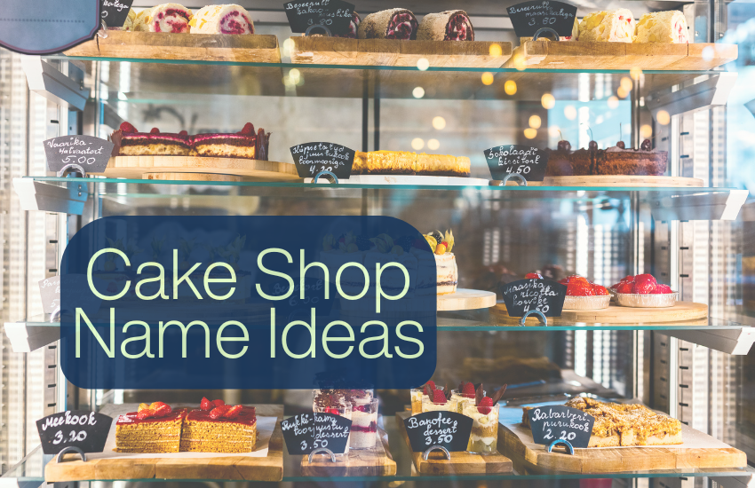 Cake Shop Name Ideas