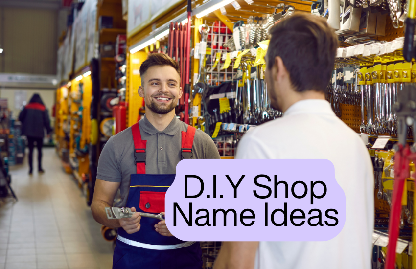 DIY Shop Name Ideas