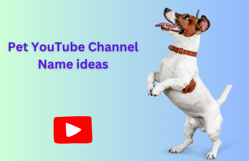 Pet YouTube Channel Name ideas
