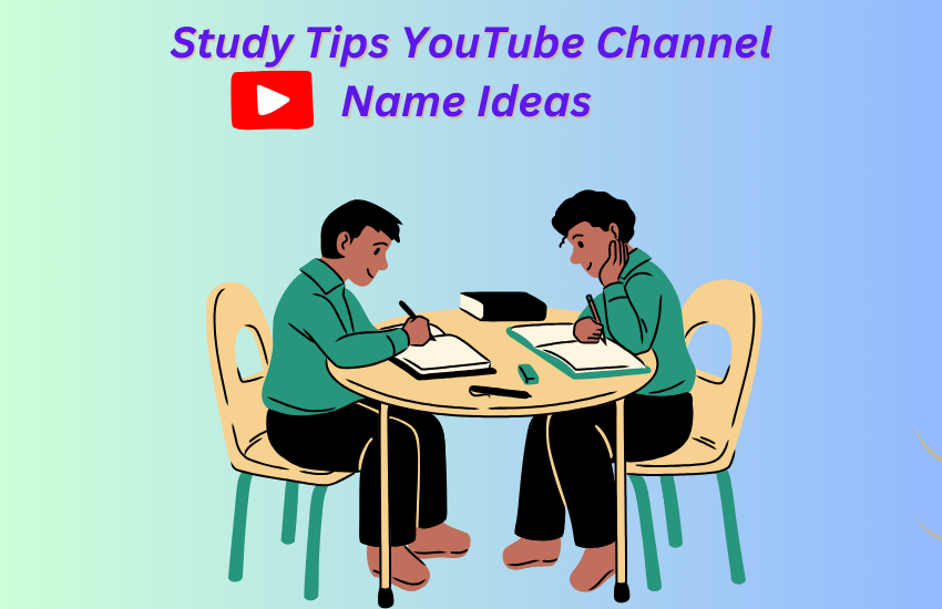 Study Tips YouTube Channel Name Ideas
