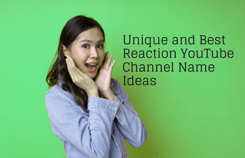 reaction youtube channel name ideas