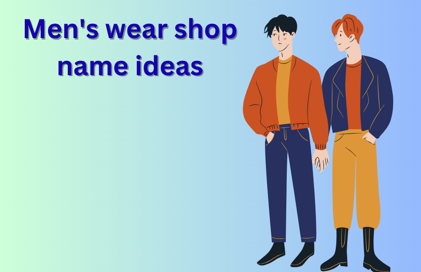 men's wear shop name ideas