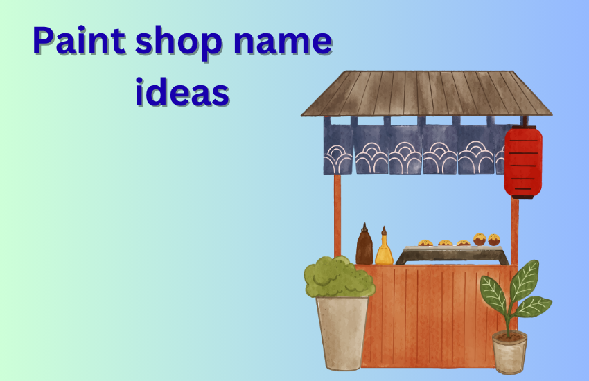 paint shop name ideas