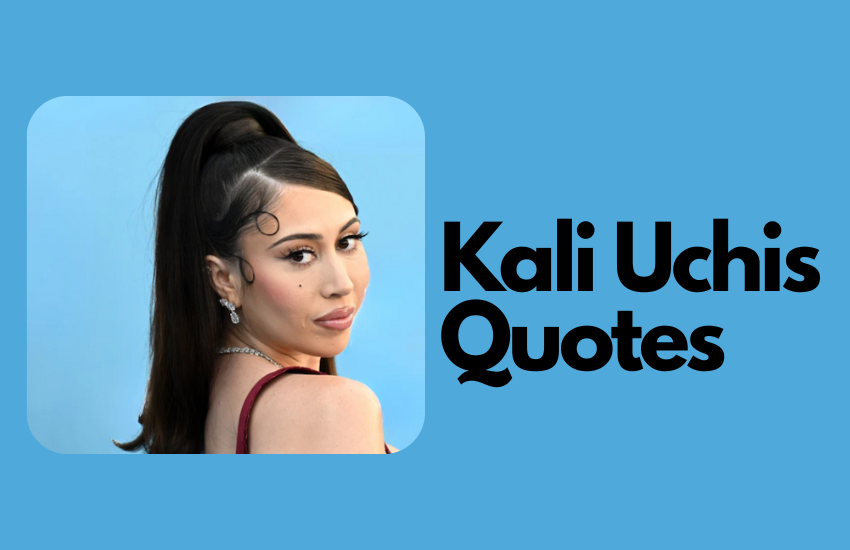 a picture of Kali Uchis and a it's meaning the quotes from Kali Uchis
