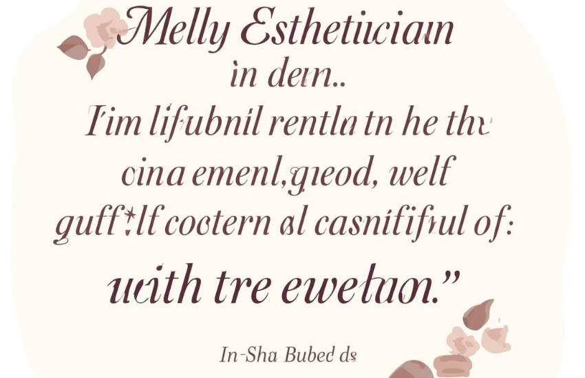 Esthetician Quotes