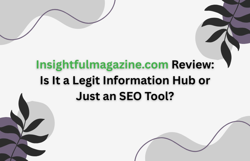 Insightfulmagazine.com Review: Is It a Legit Information Hub or Just an SEO Tool?