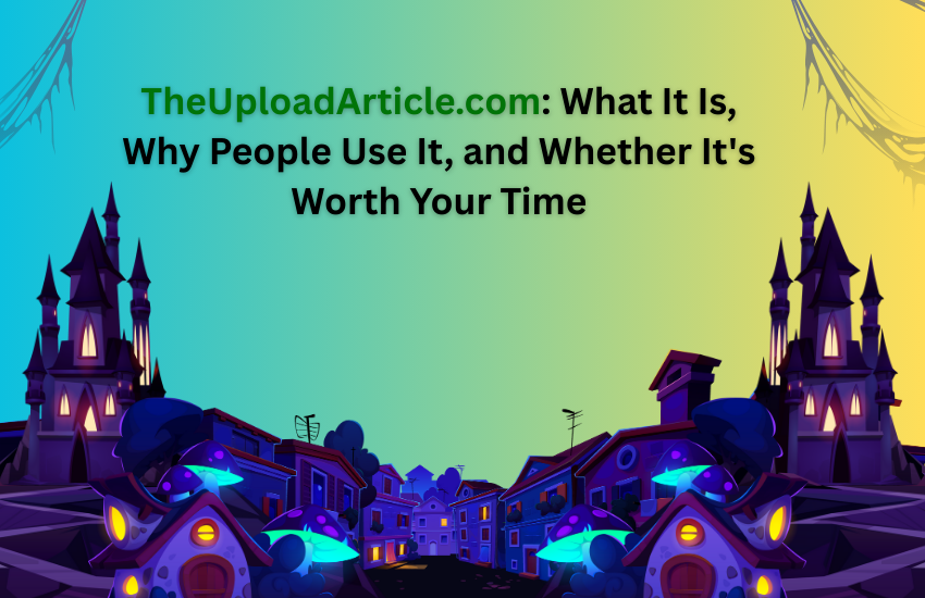 TheUploadArticle.com: What It Is, Why People Use It, and Whether It's Worth Your Time