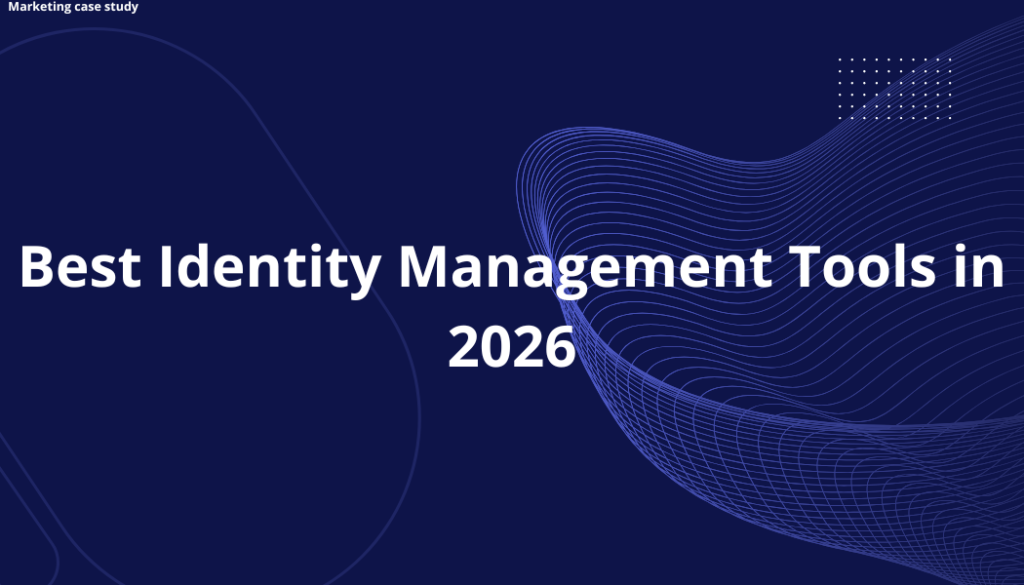 12 Best Identity Management Tools in (2026) 4 Dark Blue and White Modern Marketing Manager Business Card