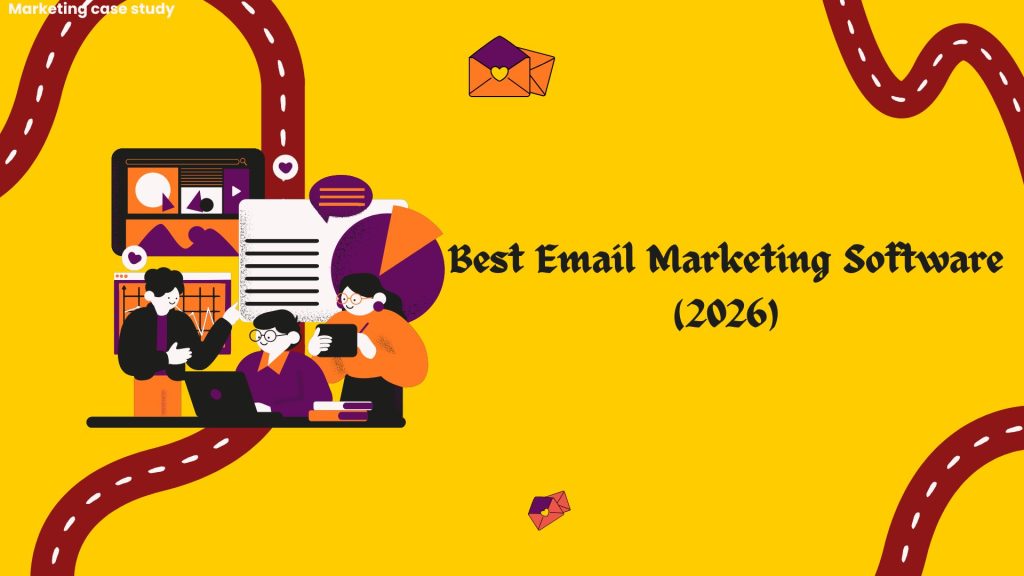Best Email Marketing Software (2026) 9 Email Marketing Roadmap Illustrative Yellow Orange Presentation