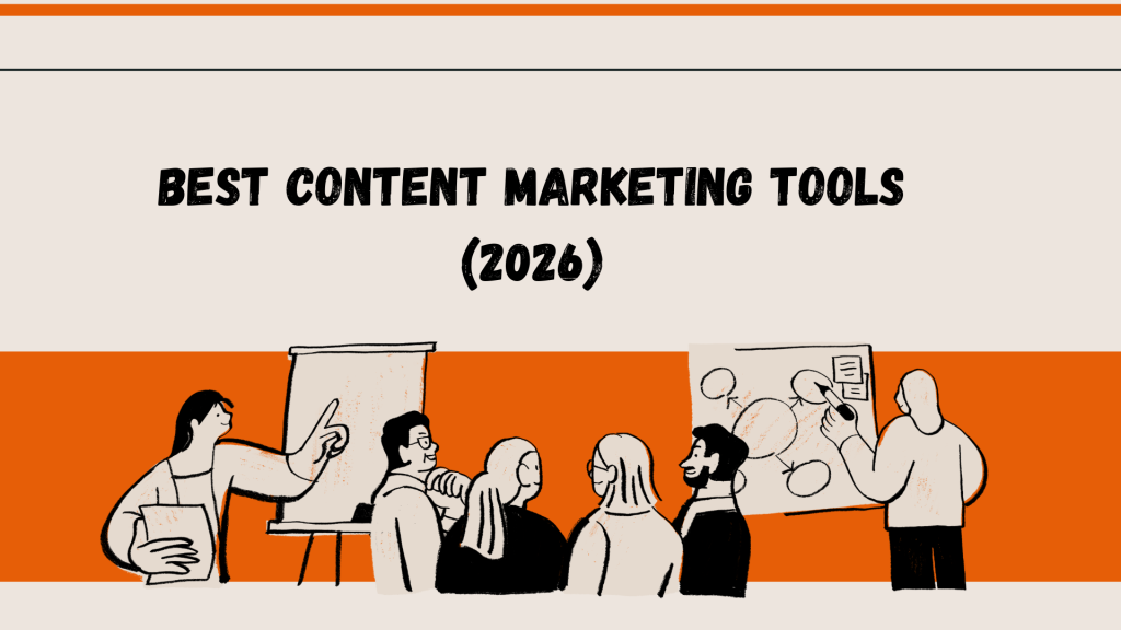 Orange and Cream Illustration Marketing Plan Presentation