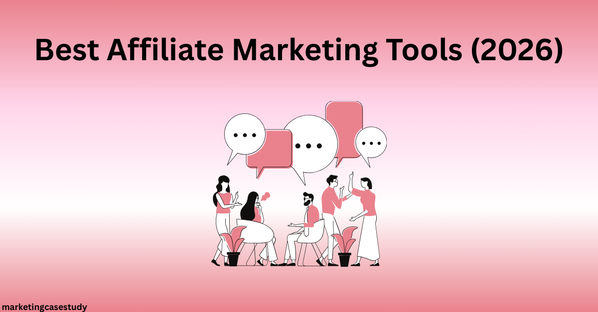 Best Affiliate Marketing Tools (2026) 5 Pink Simple Affiliate Marketing Business LinkedIn Single Image Ad