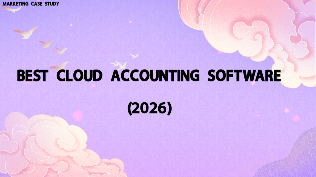 Purple and Pink Illustration Cloud Presentation