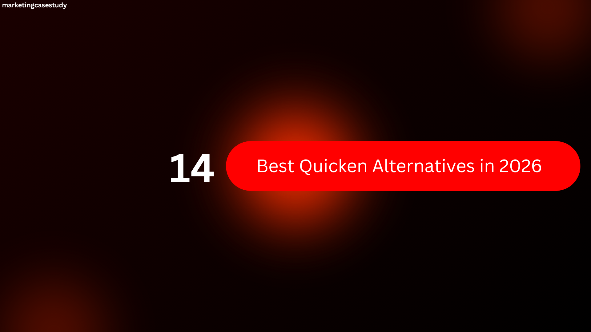 14 Best Quicken Alternatives in 2026 (Tested and Ranked) 13 Red Black Modern Technology Presentation