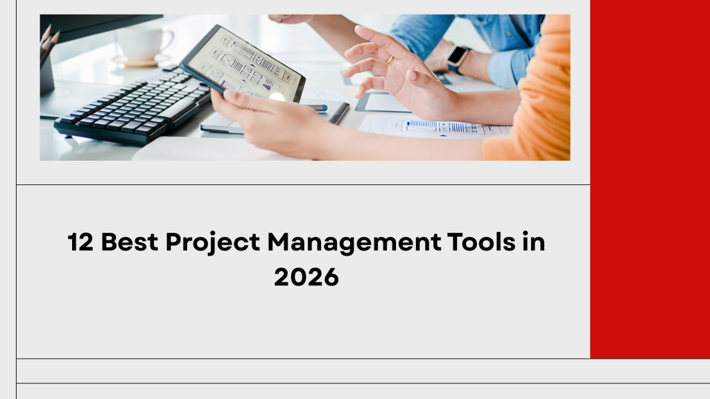Red and White Modern Project Management Presentation
