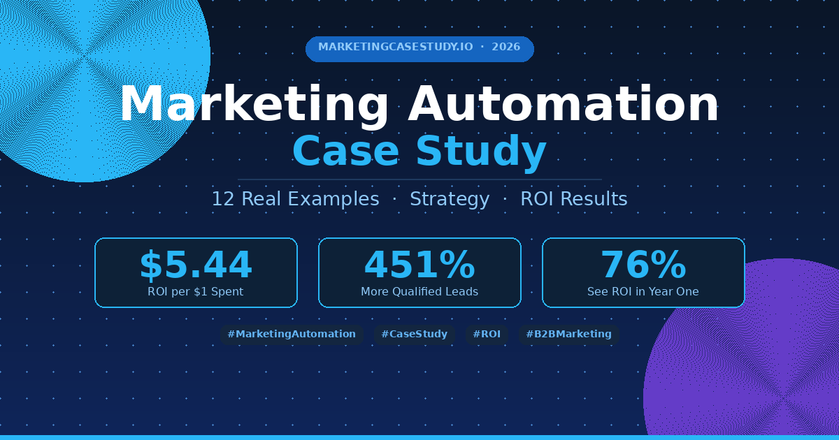 Marketing Automation Case Study: Real Examples, Strategy & ROI Results ...